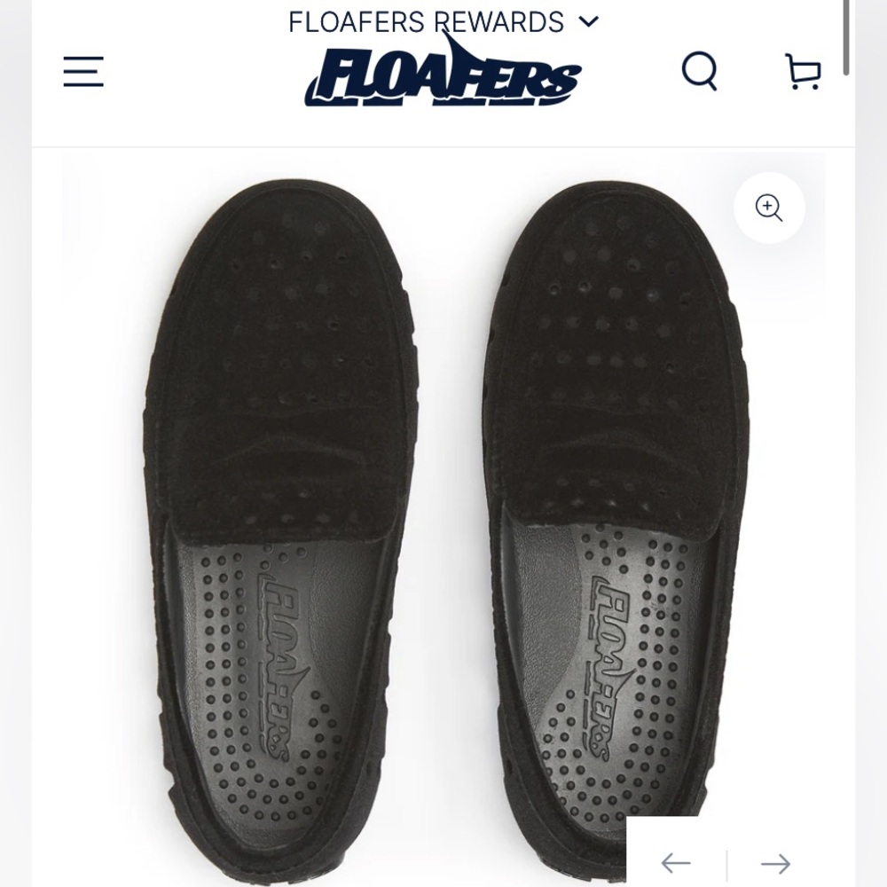 Black Velvet baby Floafers